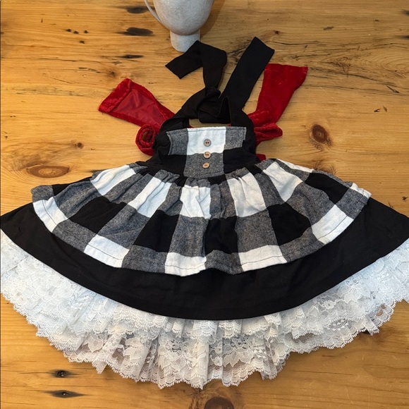 Cindy Lou Who The Grinch Inspired Handmade Costume 9-12 Months - Picture 4 of 9